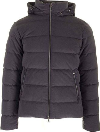Herno Blue Velvet Down Jacket