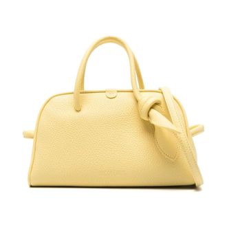 Jacquemus Yellow Top Zip Handbag - female - Jacquemus - Handbags - Yellow - ONE SIZE - Bags