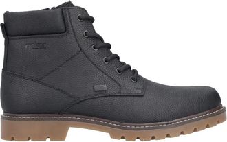 Rieker Casual Enkelhoge Laarzen met Sluiting - Heren - Veterlaarzen - Zwart - 44 EU - Wol - Schoenen