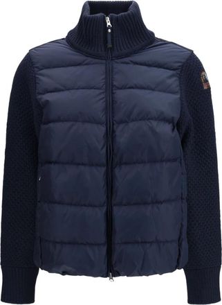 Parajumpers Moonie Hybrid Cardigan - - Jackets - Donna - Blu - M
