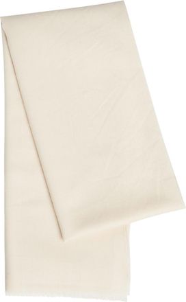 Toteme Frayed Wool Scarf - White - One Size
