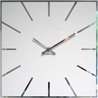 OEM Reloj De Pared Blanco Grande Exact 30cm