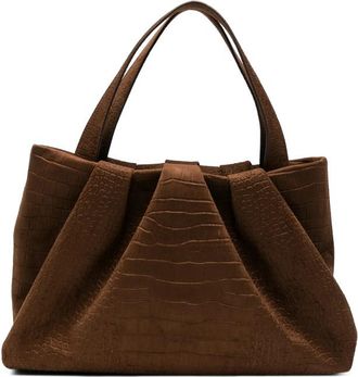 Themoir&egrave; Croc-effect Ruched Shoulder Bag