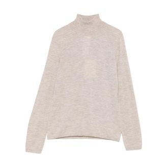 Max Mara Beige Sweater Collectie - Dames - Coltruien - Beige - XS - Truien & Vesten