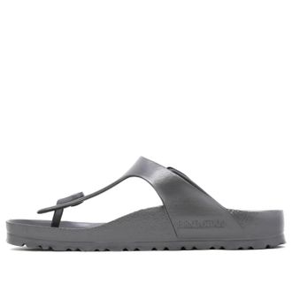 Birkenstock Gizeh Essentials EVA Metallic Sandals Anthracite 1001505