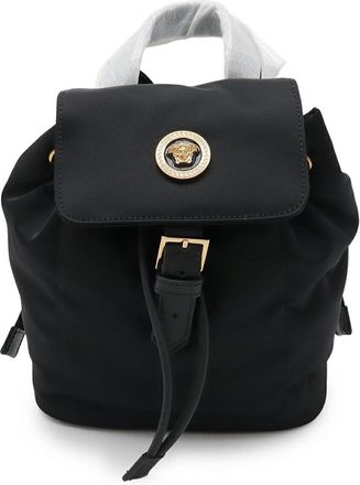 Versace Medusa Nylon Backpack Black
