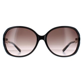Gucci Zonnebril 0076S 002 Zwart Goud Grijsverloop