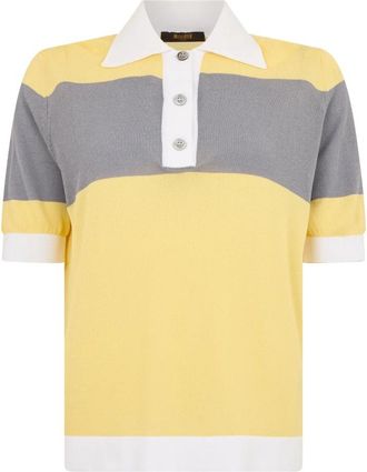 Moorer Polo Shirt - Dames - Polos - Veelkleurig - XS - Katoen - Tops