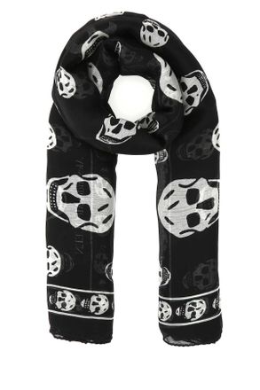 Alexander McQueen Alexander Mcqueen Printed Silk Foulard