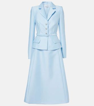 Self Portrait Crêpe midi dress