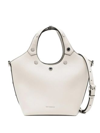Karl Lagerfeld small K/Rocky Marais tote bag - women - Recycled Polyester/Polyester/Polyurethane - One Size - Neutrals