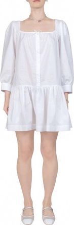 Sandy Liang Delia Dress In White
