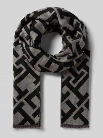 Tommy Hilfiger Schal mit Woll-Anteil in Black, Größe 1