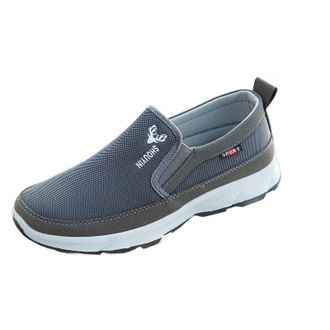 Generic Mens Casual Shoes, Sporty, Platform Non-Slip Slip-On Shoes for Men, Outdoor Slip-On Sports Shoes, Soft Thick Sole Trainers, Breathable Hiking Shoes, W