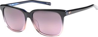 Costa MAY Rose Gradient Polarized Glass Square Ladies Sunglasses 6S2009 200915 57