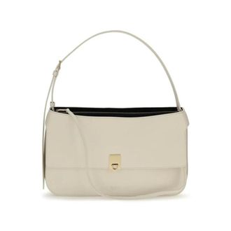 Ferragamo Bolso de Hombro Gancini Lock - Bags - Mujer - Beige - ONE SIZE