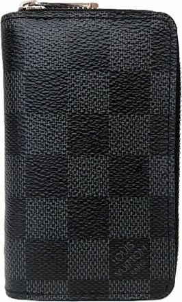 Louis Vuitton Black Damier Graphite Coin Purse/Coin Case (Pre-Owned)