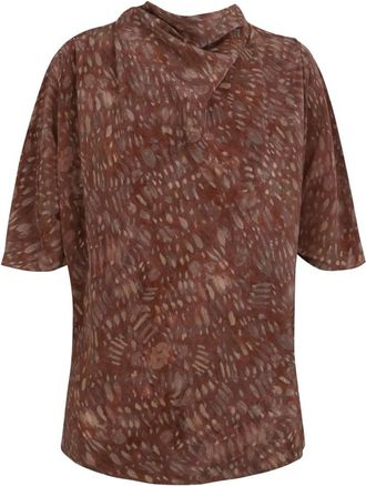 Cortana Top al bies - Dames - Blouses - Rood - XS - Overhemden