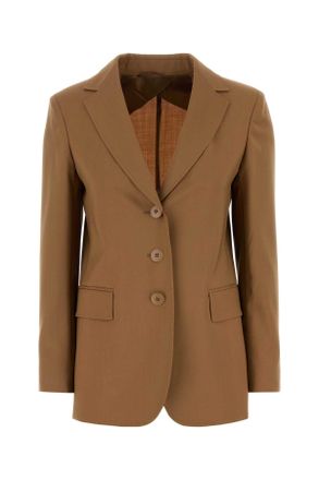 MM Studio Camel Wool Blend Nice Blazer
