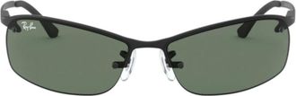 Ray-Ban Sunglasses Rb3183 006/71 Black/Green Unisex