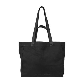 Sams&oslash;e & Sams&oslash;e Saditte Canvas Tote 15947 - unisex - Sams&oslash;e Sams&oslash;e - Shopping Bags - Black - ONE SIZE - Bags
