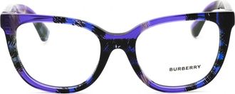Burberry 0BE2415 Rectangular Acetate Eyeglasses - Blue