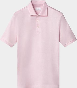 Eton Knitted Cotton Polo Shirt