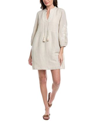 Tommy Bahama St. Lucia Linen-Blend Floral Dress