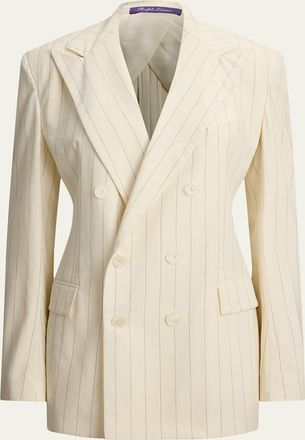 Ralph Lauren Collection Widestripe Double-Breasted Blazer Jacket