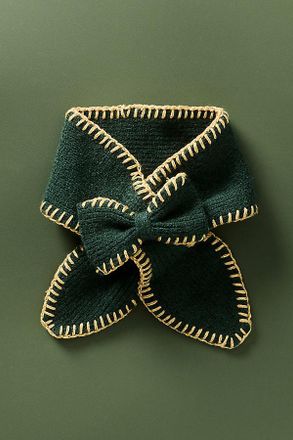 Anthropologie Bow Pet Scarf