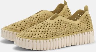 Ilse Jacobsen Womens Platform Tulip Slip-On Shoes In Citronella