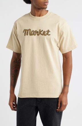 Market Equestrian Rope Logo Cotton Graphic T-Shirt in Sand at Nordstrom, Size Xx-Large