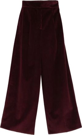 Max Mara Bosso geplooide broek - Rood