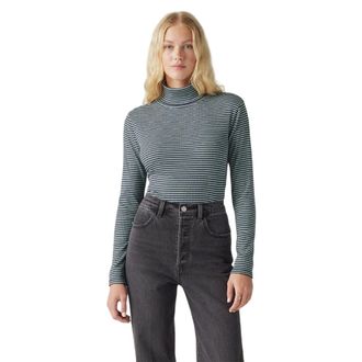 Levi's Dames/Dames Schildpadhals Top met Lange Mouwen (Navy Blazer)