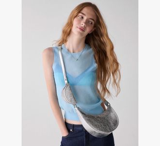 Kate Spade New York Duo Crinkle Metallic Leather Crossbody Bag