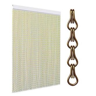 OEM Chico Ponce Cadena Aluminio Anodizado Bronce 100mt Bolsa, Cadena De Aluminio Anodizadocolor Broncebolsa De 100 Metrosancho Aproximado 12mmpara Confecc