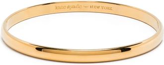 Kate Spade New York D-shape bangle - women - Gold Plated Brass - One Size