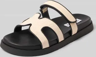 Steve Madden Sandalette aus Leder mit Klettverschluss Modell Missile in Ecru, Gr&ouml;&szlig;e 36