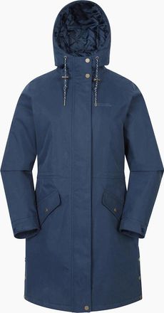 Mountain Warehouse Womens Mountain Warehouse Womens/Ladies Polperro Lightweight Padded Waterproof Jacket - Navy - Size: 10