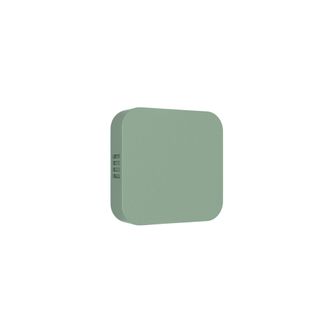 Zafferano Roller Lampada Da Parete Led Per Esterni Ed Interni In Alluminio Pressofuso Color Salvia Con Doppia Emissione Luminosa Orientabile Ip54 10.5w 3000k