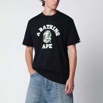 A Bathing Ape T-shirt bianca con stampa logo