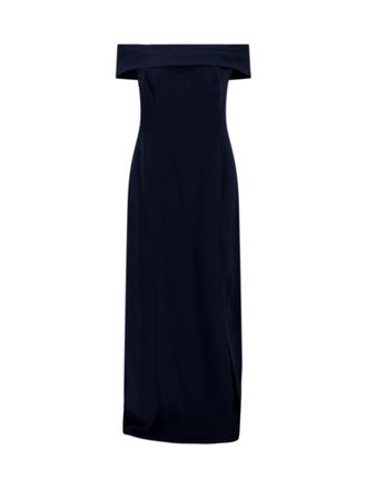 Polo Ralph Lauren Maxi Dress In Recycled Black Fabric
