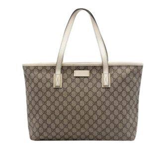Gucci Bolso Tote de Lona Pre-owned - Pre-owned - Mujer - Marr&oacute;n - ONE SIZE