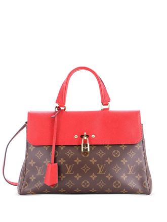 Louis Vuitton Borsa a mano Venus in pelle e tela con monogramma - Marrone