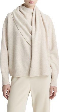 Vince Draped Wool & Cashmere-Blend Sweater