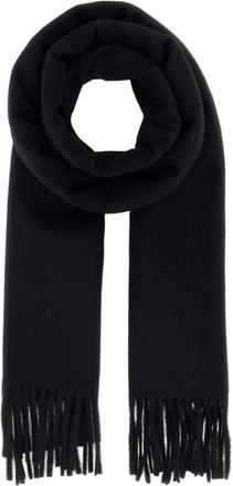 Saint Laurent Echarpe Cachemire Cassandre - Accessories - unisex - Negro - ONE SIZE