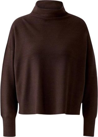 Oui Pullover - Dames - Truien - Bruin - Maat: L