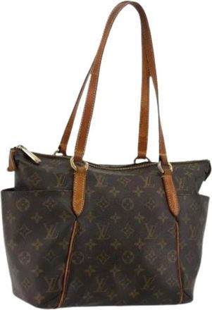 Louis Vuitton Pre-owned Tote Bags, female, Brown, Size: ONE SIZE Pre-owned Vintage Monogram Tote Bag
