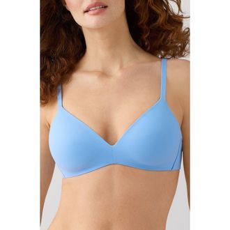 Wacoal How Perfect Wire Free T-Shirt Bra in Bel Air Bl at Nordstrom Rack, Size 34Ddd