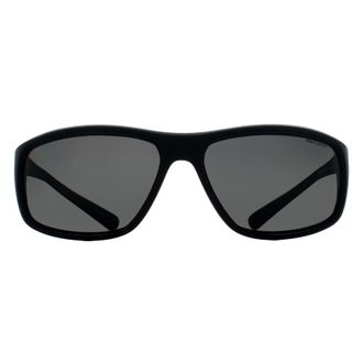 Nike Wrap Mens Matte Black Grey Polarized Adrenaline P FQ4604 - One Size